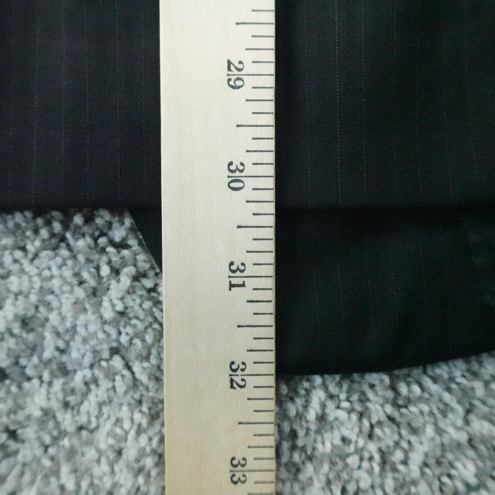 Daniel Cremieux Blazer Mens 44R Black Stripe Loro Piana Wool Sport Coat Jacket - Picture 11 of 16